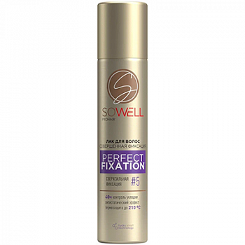 SoWell Лак для волос "Perfect Fixation" Сверхсильная фиксация 75 см3/12  /51-013