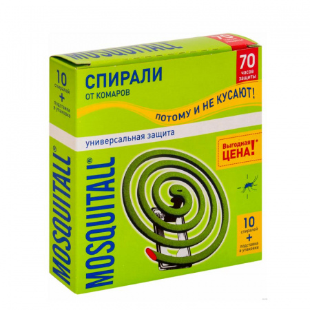 MOSQUITALL Спирали от комаров-эффект 