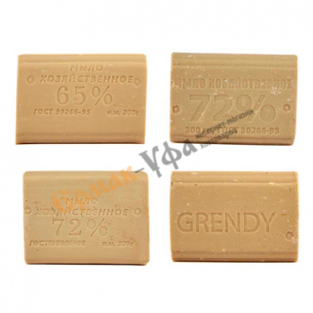 GRENDY Мыло Хозяйственное 72%  300 гр. Ф/42