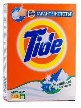 Tide Стиральный порошок автомат "Альпийская свежесть" 450гр 