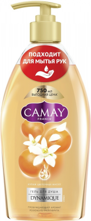 CAMAY Гель для душа Динамик 750мл (8шт)