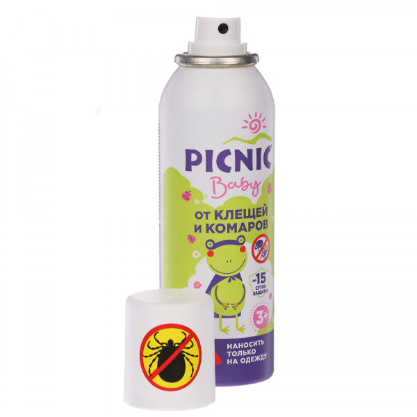 Picnic Baby Аэрозоль от клещей и комаров в а/у. 125см3 LC