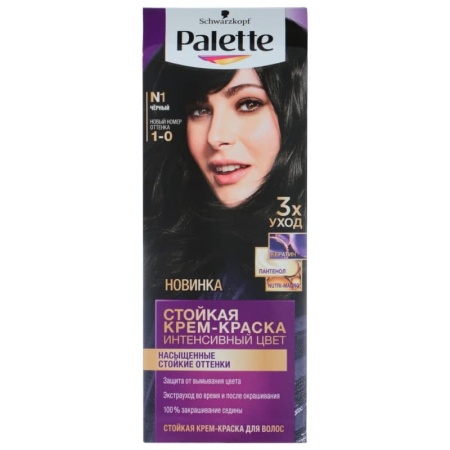 Краска для волос Palette N01 черный 205