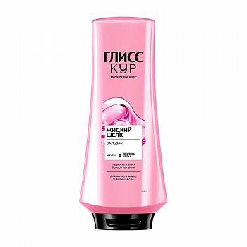GLISS KUR Бальзам "Жидкий шелк" 360мл /6шт/