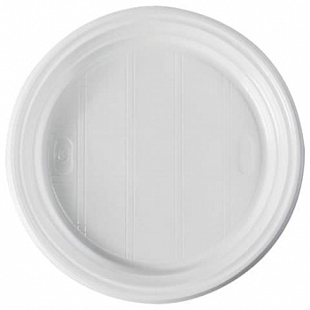 Тарелка 205 белая б/с РР ИП 100/2000