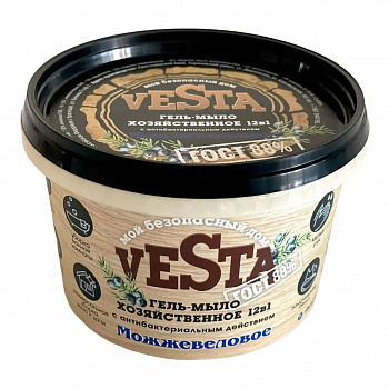 Гель-мыло хозяйственное "Можжевельное ГОСТ 88%" 500гр   /18