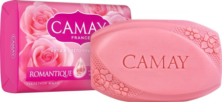 CAMAY мыло 85 гр. Романтик Роза Красное (48 шт)