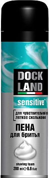 DOCKLAND Пена для бритья "SENSITIVE" 200 мл *12 /12-021