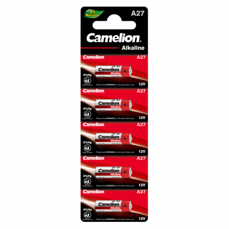 Camelion Батарейка LR 27A BL-5 (A27-BP5.12B) Mercury Free