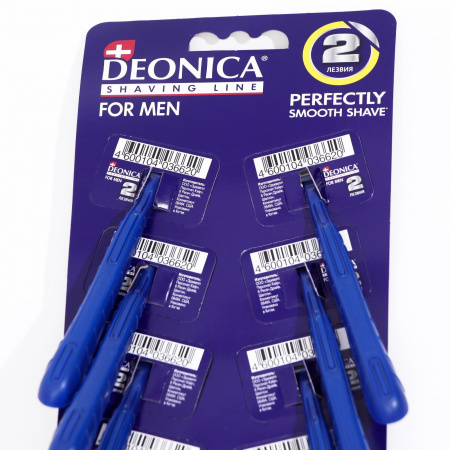 DEONICA 2 STANDART FOR MEN Бритва одноразовая (12шт. на ленте)