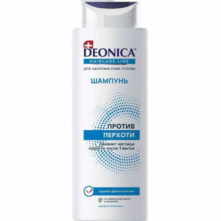 DEONICA Шампунь против перхоти, 380 мл