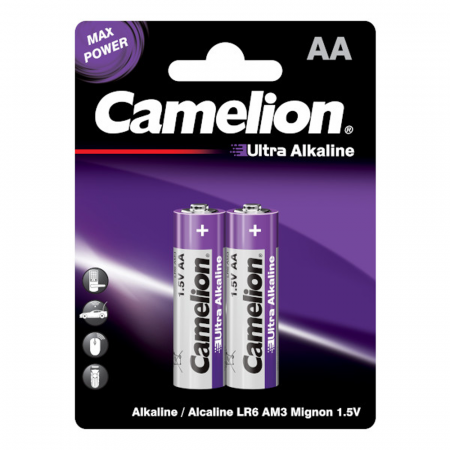 Camelion Батарейка LR6 Ultra BL-2 1.5B LR-6-BP2UT 2шт