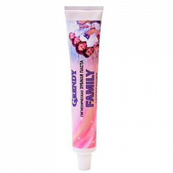 GRENDY Зубная паста "Family фтор+кальций" 100гр/48 8081