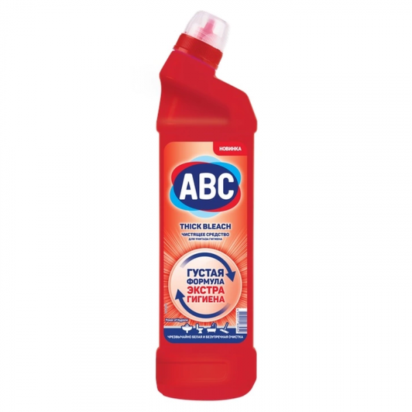 АВС Чистящее средство 750мл ОТБЕЛИВАТЕЛЬ СИЛА ГИГИЕНЫ *18 (00479 0)